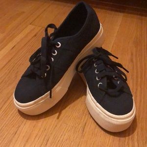 Superga plat form shoes